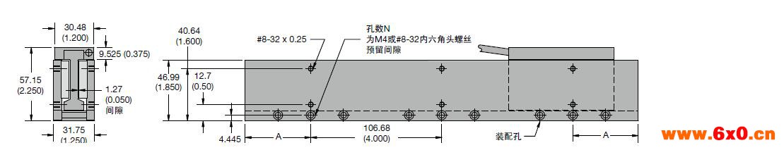 直线电机尺寸图