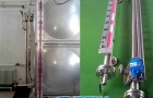 磁翻板液位计进行水箱液位测量