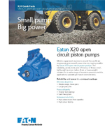 X20 Series Hydraulic Piston Pump Brochure