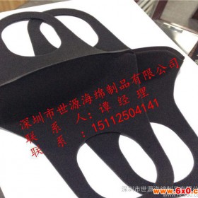 生产生产 黑色进口海绵口罩 PM2.5口罩 日本材质口罩 可水洗使用