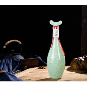 酒瓶 陶瓷 一斤装古风小酒瓶密封家用白酒空酒具定制装饰酒瓶