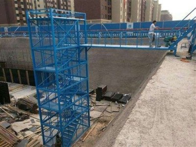 安全爬梯批发「合新建筑」施工梯笼/