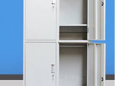 铁皮储物柜批发 四门设计 让储物柜的储存量更大