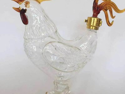 河间华企十二大公鸡酒瓶高硼硅玻璃