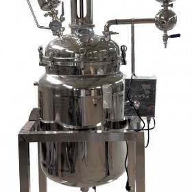 双层不锈钢反应釜实验室小型高温高压蒸馏真空反应器
