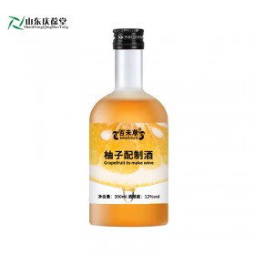 柚子配制酒 水果味低度商务酒起订量低159O5373071