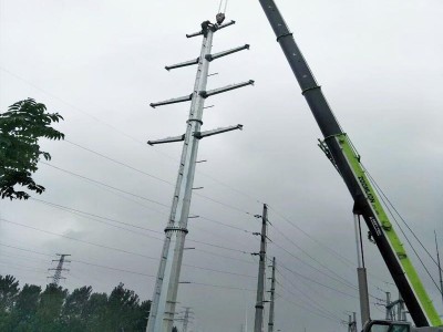 河北钢制电杆 电力钢管塔厂家 电力