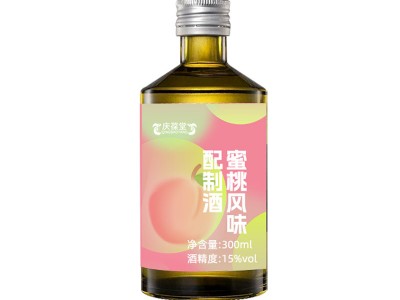 蜜桃风味配制酒药食同源露酒配置酒贴牌159O5373071