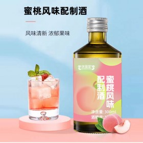 蜜桃风味配制酒 药食同源露酒研发定制159O5373071