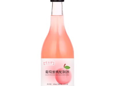 葡萄蜜桃配制酒药食同源露酒配置酒